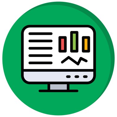 analitik rapor çizelgesi simgesi