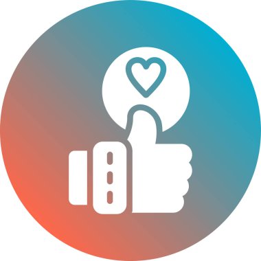 Gibi. Web simgesi basit illüstrasyon