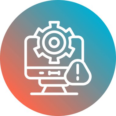 seo modern simgesinin vektör illüstrasyonu