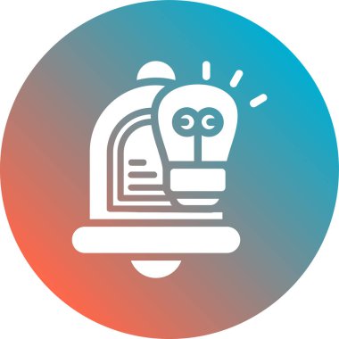 Beyaz arkaplanda izole edilmiş beyaz çizgi elektrik dairesel simgesi. Uzun düğmeli elektrik çember düğmesi.