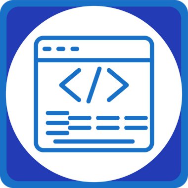 web development. web icon simple design