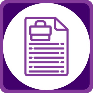 Dosya simgesinin vektör illüstrasyonu