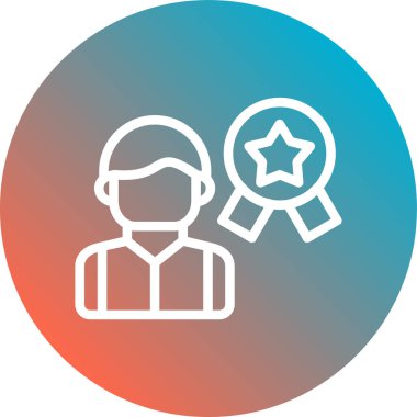 Modern simgenin vektör illüstrasyonu