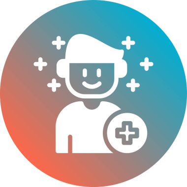 Modern doktor simgesinin vektör çizimi