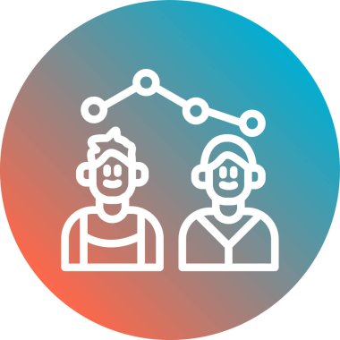 vektör insanlar simge illüstrasyonu