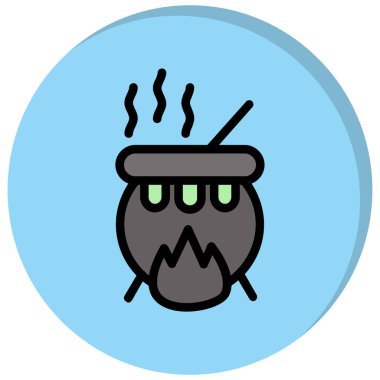 Şirin bir çizgi film karakterinin vektör çizimi