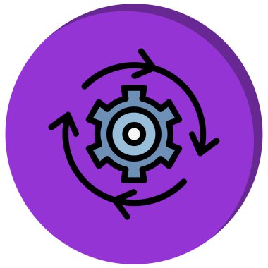 Ayarlama. Web simgesi basit illüstrasyon