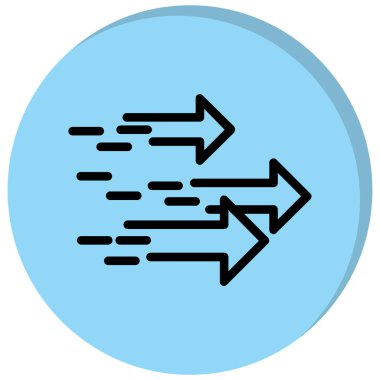 Ok. Web simgesi basit illüstrasyon