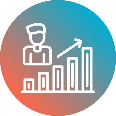 İş ve mobil uygulama için vektör simgesi