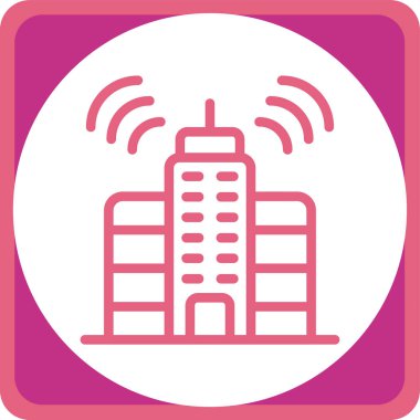 Wi-Fi simgesinin vektör illüstrasyonu