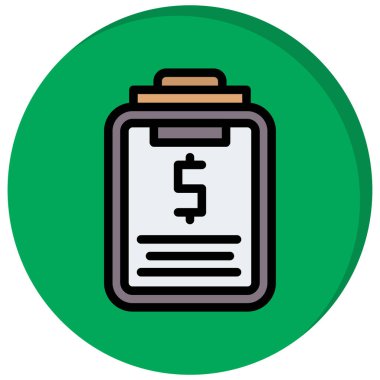 Pili dolar banknot, vektör tasarımı