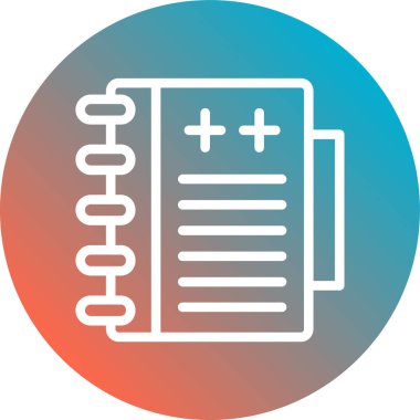 Belge. Web simgesi basit illüstrasyon