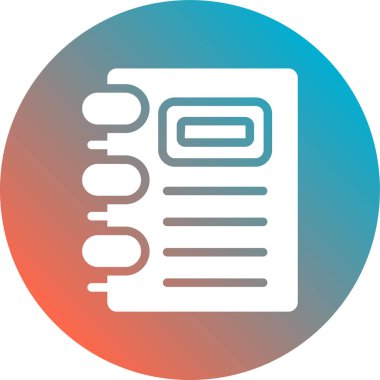 Dosya simgesinin vektör illüstrasyonu