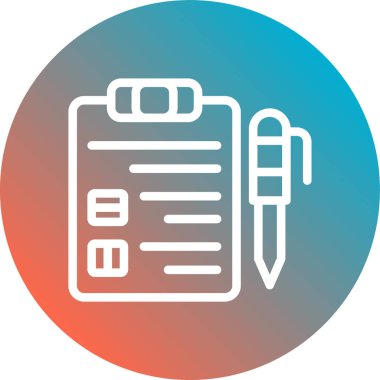 kalem simgesi vektör illüstrasyonu