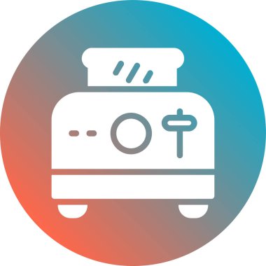 tost makinesi vektör illüstrasyonu