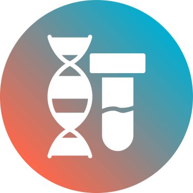 DNA simgesinin vektör illüstrasyonu