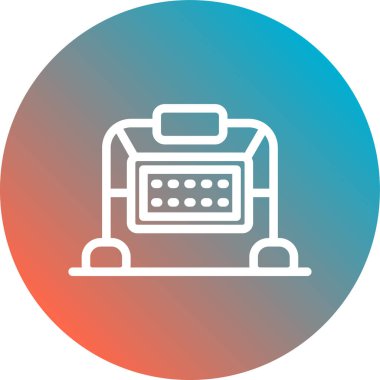 Modern b 'nin vektör illüstrasyonu eksik simgesi