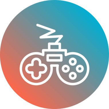 joystick simgesi vektör illüstrasyonu