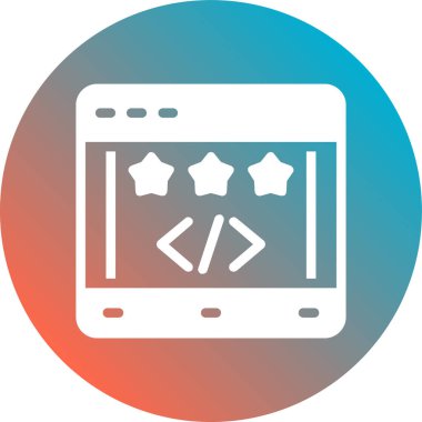 Modern simgenin vektör illüstrasyonu