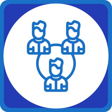 topluluk takım simgesi, vektör illüstrasyonu