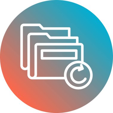 Dosya. Web simgesi basit illüstrasyon