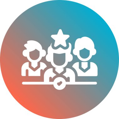 İnsan simgesinin vektör illüstrasyonu