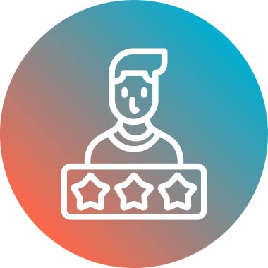 Yıldız. Web simgesi basit illüstrasyon