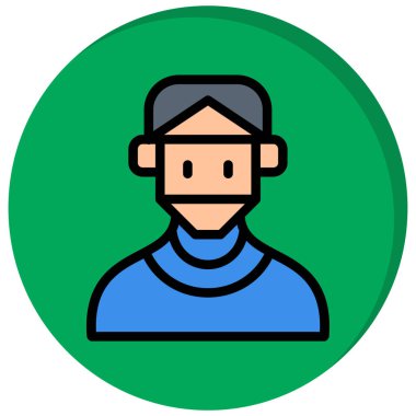 avatar erkek simgesi - taslak biçimi