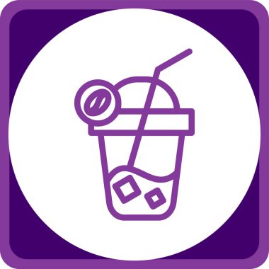 Dondurma simgesinin vektör illüstrasyonu