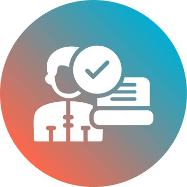 işaret simgesini işaretle, vektör illüstrasyonu