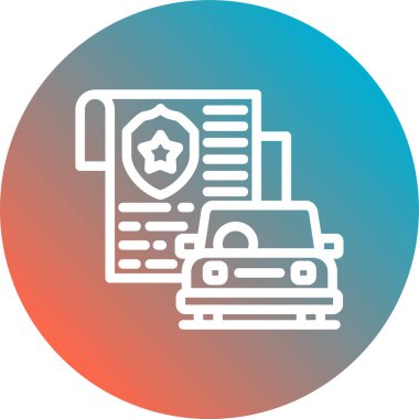 Polis rozeti simgesinin vektör illüstrasyonu