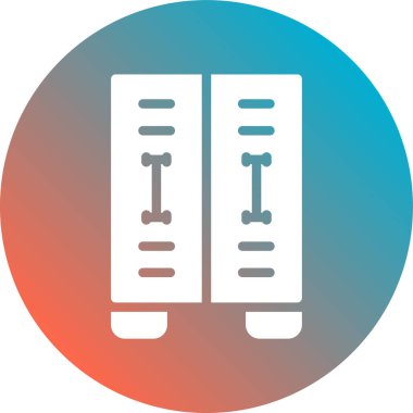 Ofis Dolabı Kabartma Gradyan Arkaplanı