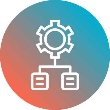 seo modern simgesinin vektör illüstrasyonu