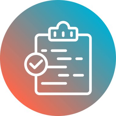 Kolayca düzenleyebilen ve düzenleyebilen izole edilmiş vektör simgesini kontrol et