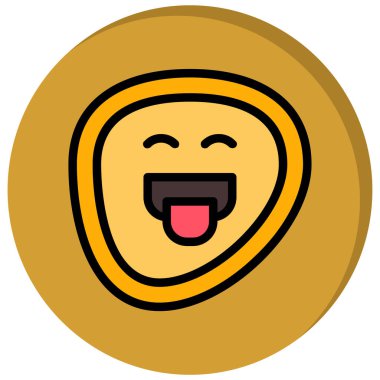 emoji. Web simgesi basit illüstrasyon