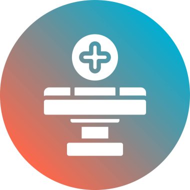 Tıbbi vektör simgesi modern basit vektör illüstrasyonu