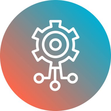 seo modern simgesinin vektör illüstrasyonu