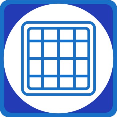 Bir çerçevedeki takvim sayfası vektör simgesi