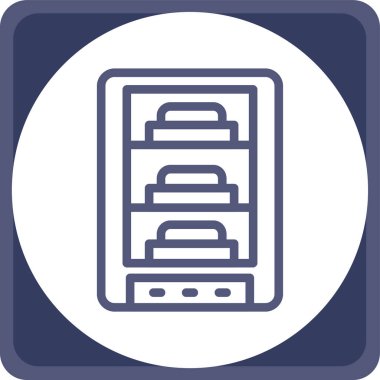 Modern simgenin vektör illüstrasyonu