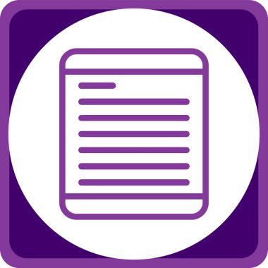 Kitap simgesinin vektör illüstrasyonu