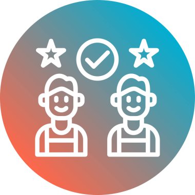 İnsan simgesinin vektör illüstrasyonu