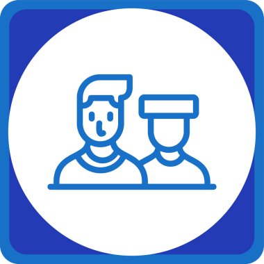 Birkaç kişinin vektör illüstrasyonuName