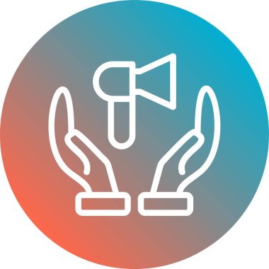 Bahçe simgesinin vektör illüstrasyonu