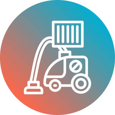 Vinç simgesinin vektör illüstrasyonu