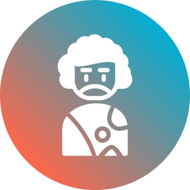 Tek bir izole cadılar bayramı partisinin vektör çizimi