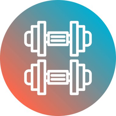 Dambıl. Web tasarımı basit illüstrasyon