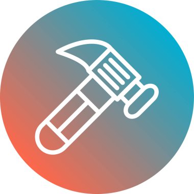 Fırça simgesi vektör illüstrasyonu