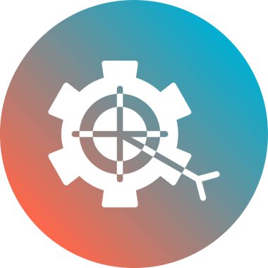 seo modern simgesinin vektör illüstrasyonu