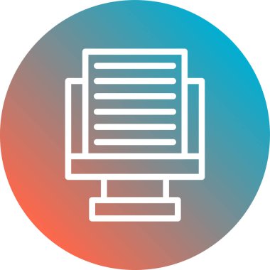 seo modern simgesinin vektör illüstrasyonu