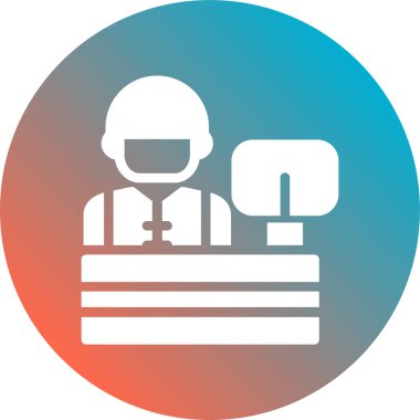 Modern simgenin vektör illüstrasyonu